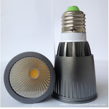 Nouvelle ampoule à lampe LED COB LED haute puissance AC85-265V 7W E27